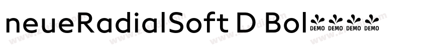 neueRadialSoft D Bol字体转换